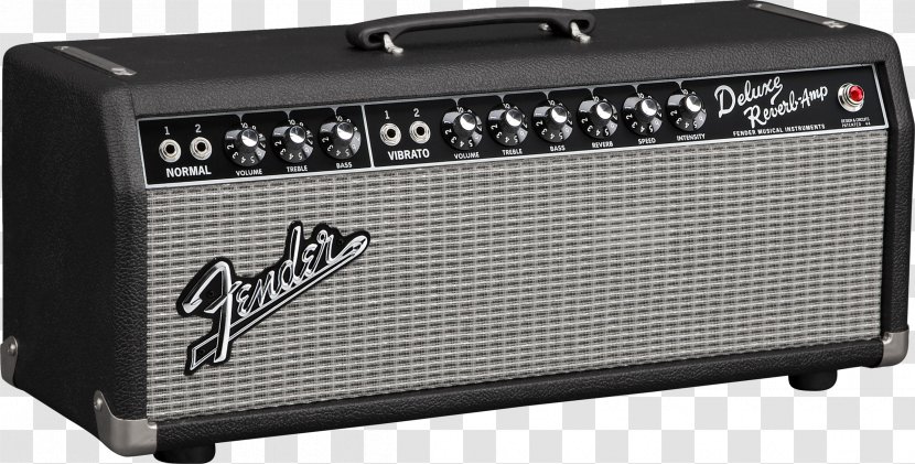 Guitar Amplifier Fender Deluxe Reverb Amp Musical Instruments Corporation - Tree - Bass Volume Transparent PNG