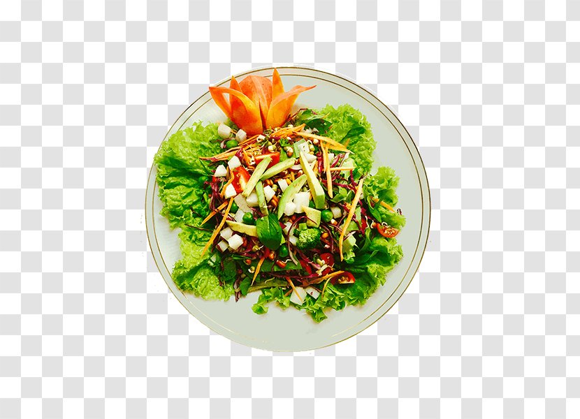 Salad Vegetarian Cuisine Plate Leaf Vegetable Recipe - Alkaline Diet Transparent PNG