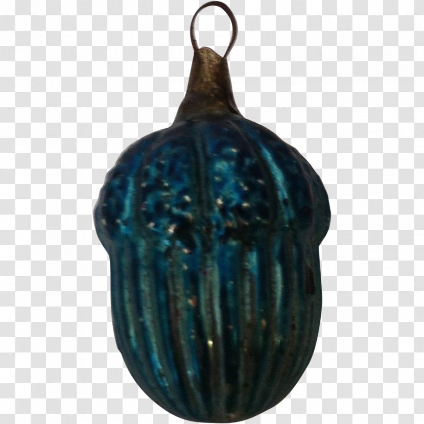 Turquoise Teal Christmas Ornament - Acorn Squash Transparent PNG