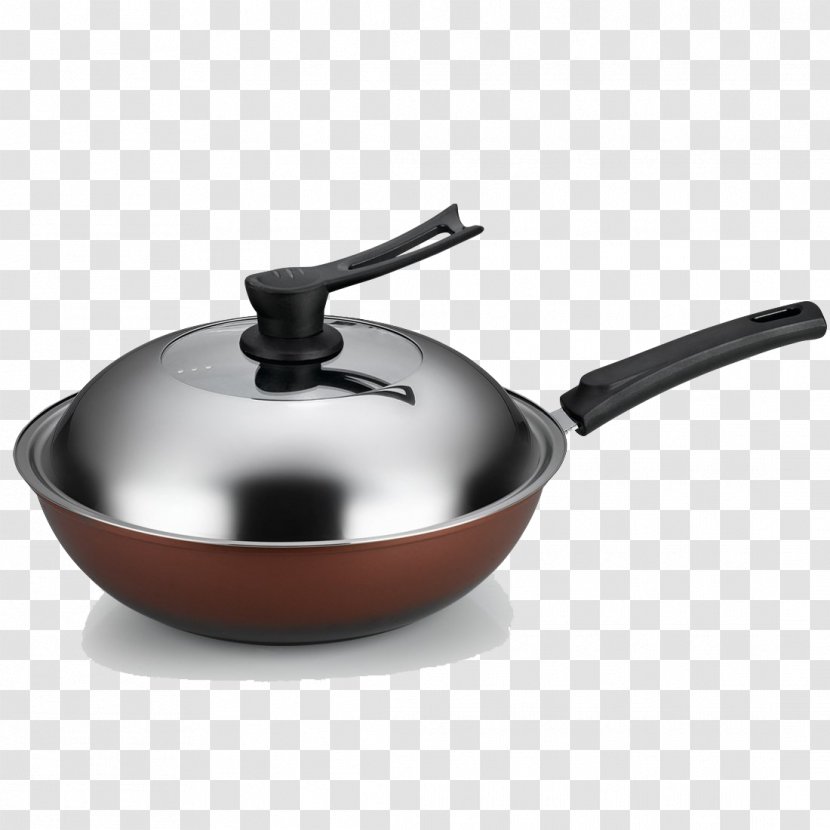 Non-stick Surface Frying Pan Wok Stock Pot Kitchen - Tableware - No Oil Yan Guo Transparent PNG