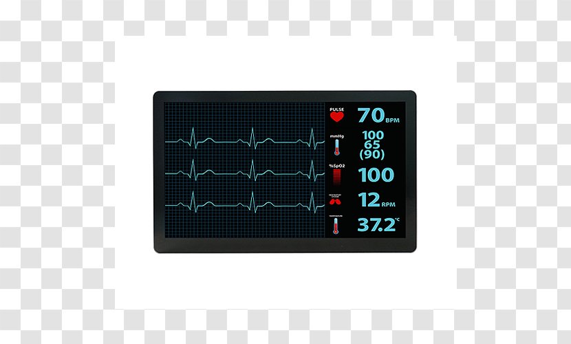 Vital Signs Electrocardiography Monitoring - Display Device - Health Transparent PNG