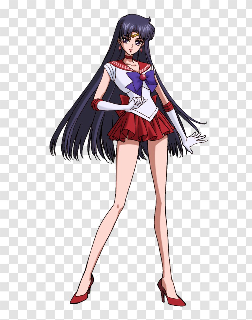 Sailor Mars Moon Mercury Jupiter Venus - Cartoon Transparent PNG