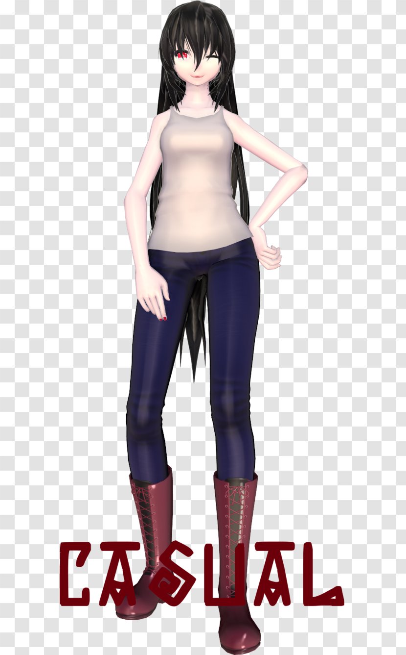 Marceline The Vampire Queen Leggings Clothing Casual Attire Female - Flower - Jeans Model Transparent PNG
