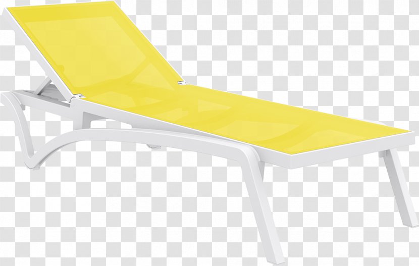 Deckchair Chaise Longue Sunlounger Textile Plastic - Chair Transparent PNG