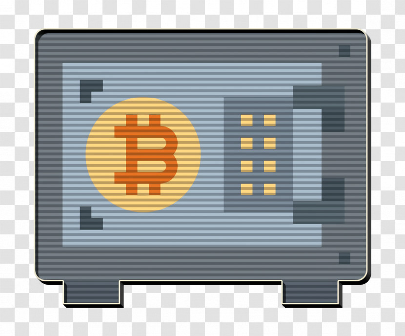 Vault Icon Safe Box Icon Bitcoin Icon Transparent PNG