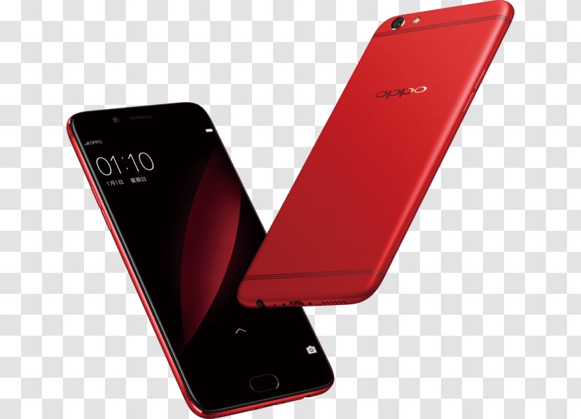 Smartphone Oppo R11 Feature Phone OPPO R9s Digital - Red Transparent PNG
