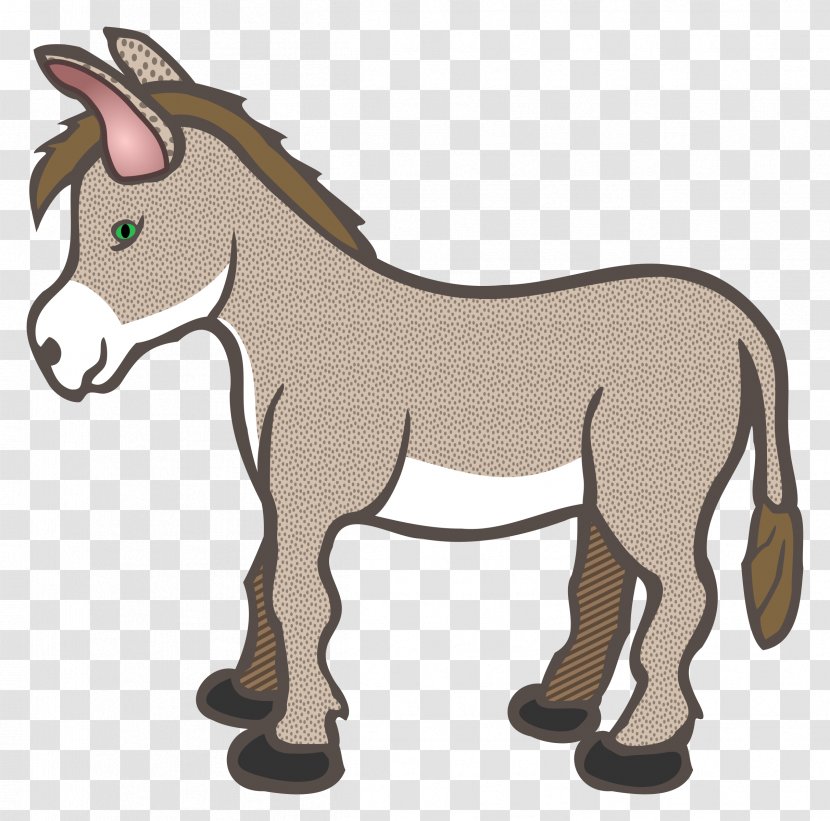 Donkey Free Content Clip Art - Pack Animal - Cliparts Transparent PNG