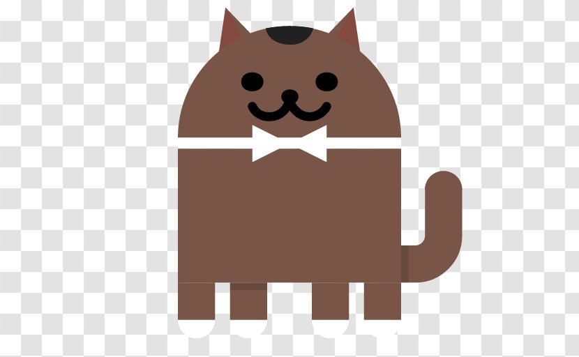 Android Nougat Easter Egg Cat Marshmallow - Whiskers Transparent PNG