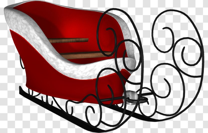 Ded Moroz Sled Santa Claus Clip Art - Heart - Sleigh Transparent PNG