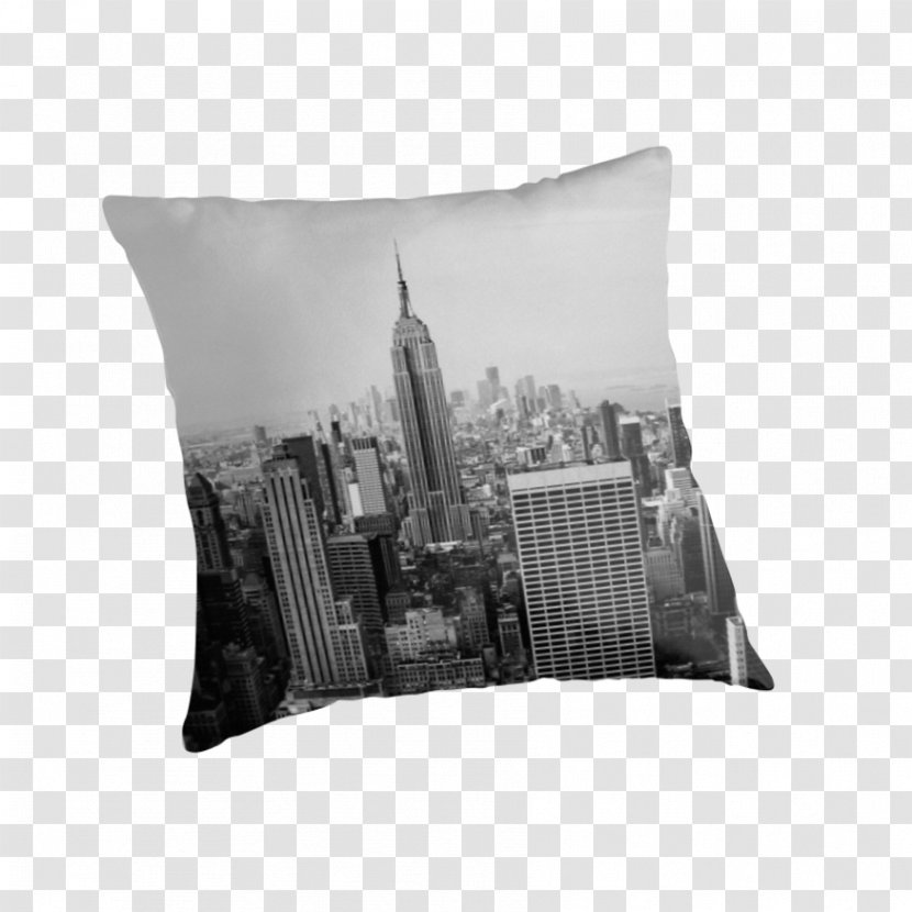 Throw Pillows Cushion Rectangle White - Pillow - Empire State Buildin Transparent PNG