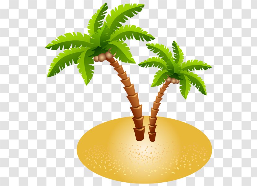 Clip Art - Palm Tree - Summer Transparent PNG