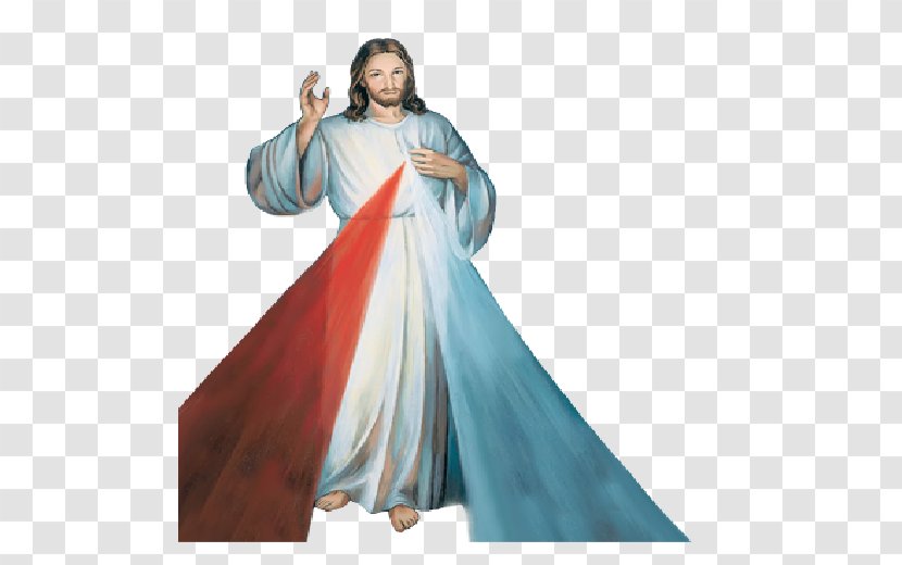 Diary Of Saint Maria Faustina Kowalska: Divine Mercy In My Soul Image Chaplet The Sunday - Novena - Clothing Transparent PNG