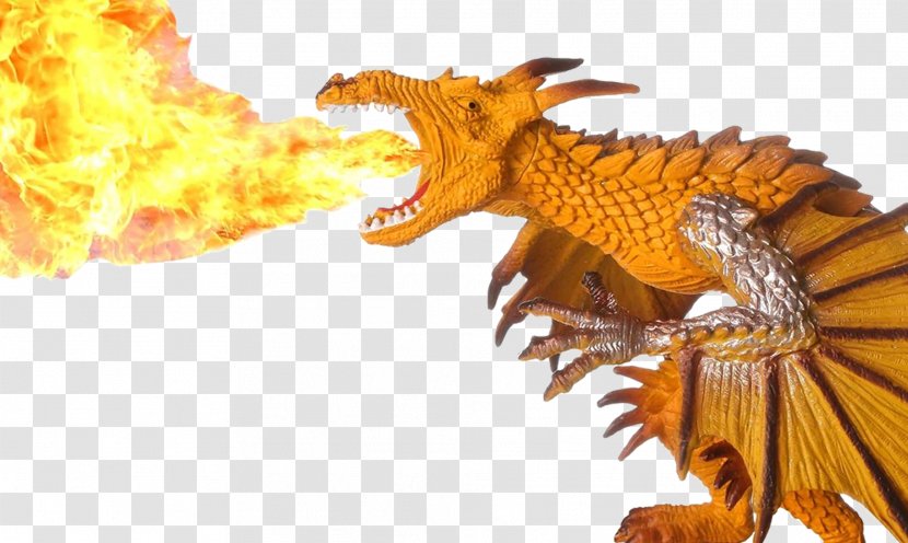 Breath Of Fire III Dragon Breathing Flame - Model Transparent PNG