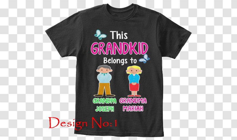 T-shirt Child Infant Grandparent - Flower - Kids T Shirt Transparent PNG