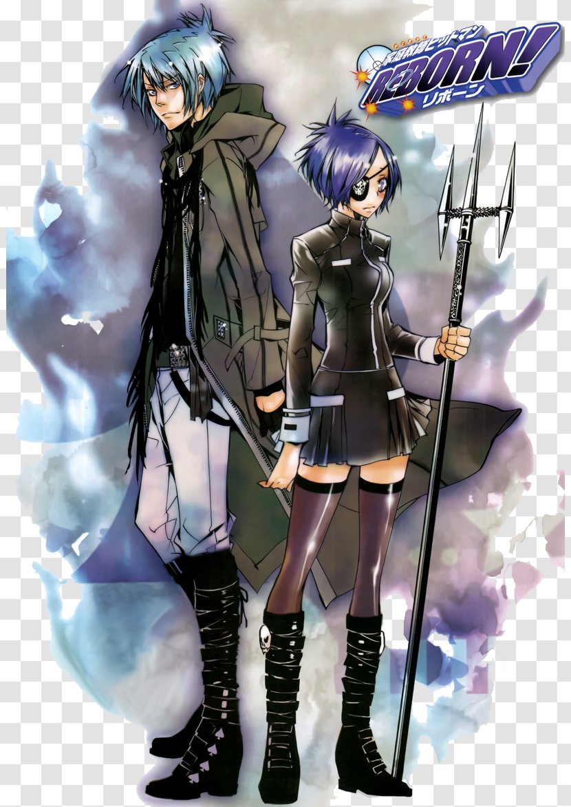 Chrome Dokuro Mukuro Rokudo Reborn! Kyoya Hibari Takeshi Yamamoto - Cartoon - Reborn Transparent PNG