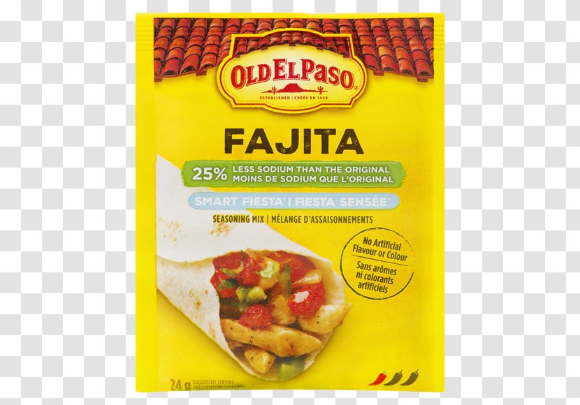 Fajita Taco Guacamole Salsa Old El Paso - Cartoon - Frame Transparent PNG