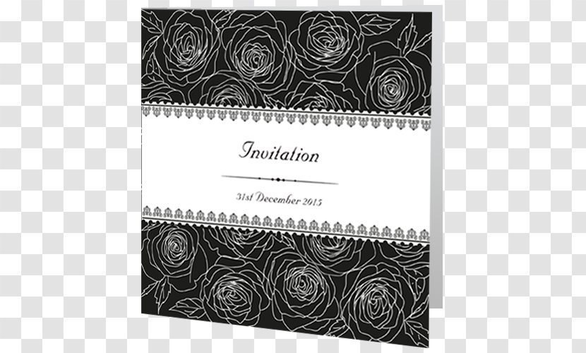 Wedding Invitation Floral Design Pattern - Convite Transparent PNG
