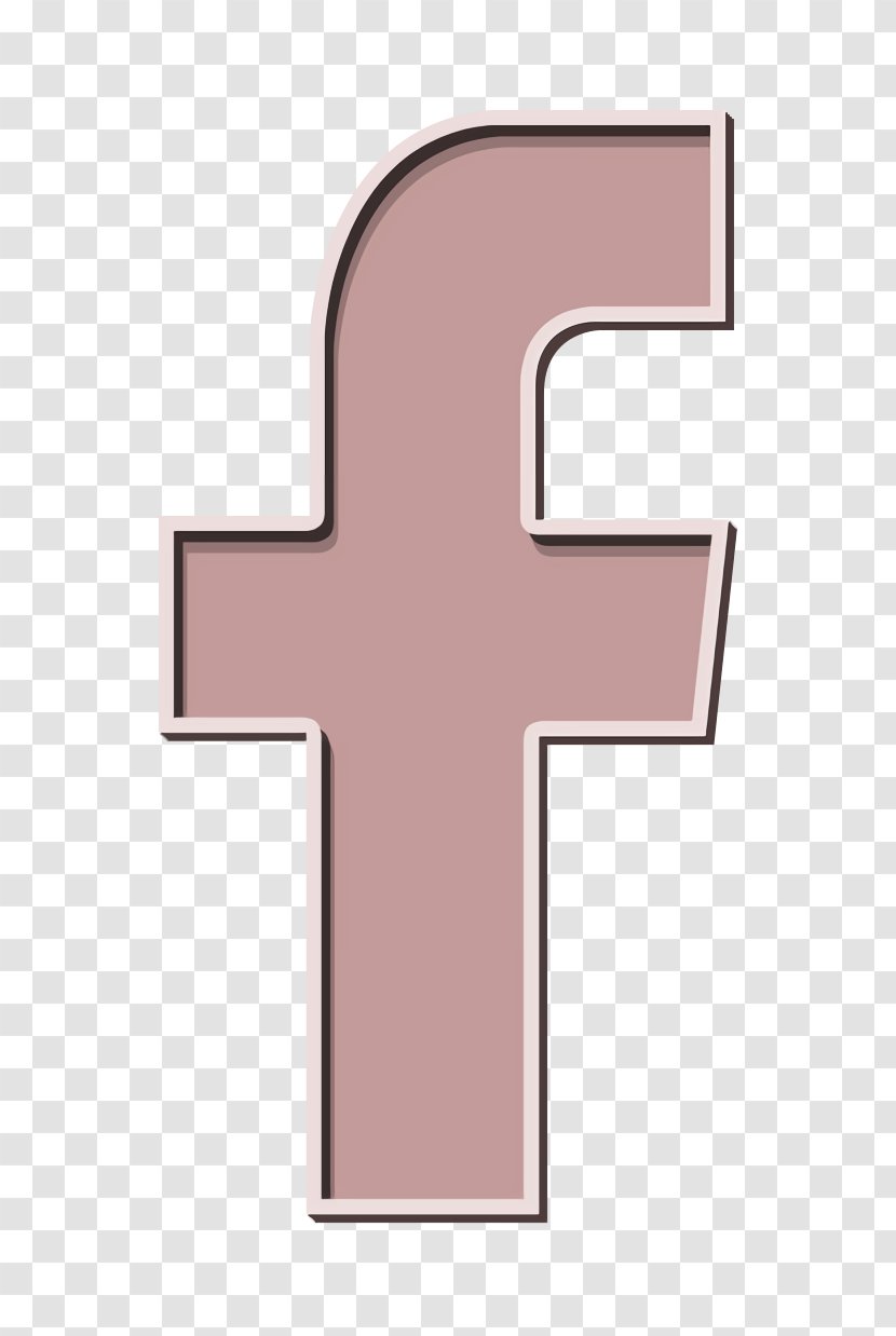 Facebook Icon - Cross - Material Property Symbol Transparent PNG