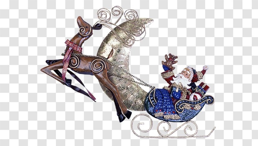 Ded Moroz Snegurochka Rudolph Santa Claus Reindeer - Christmas Decoration Transparent PNG