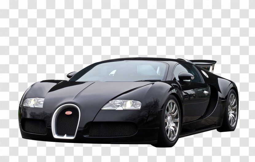 Sports Car Bugatti Veyron Luxury Vehicle Transparent PNG