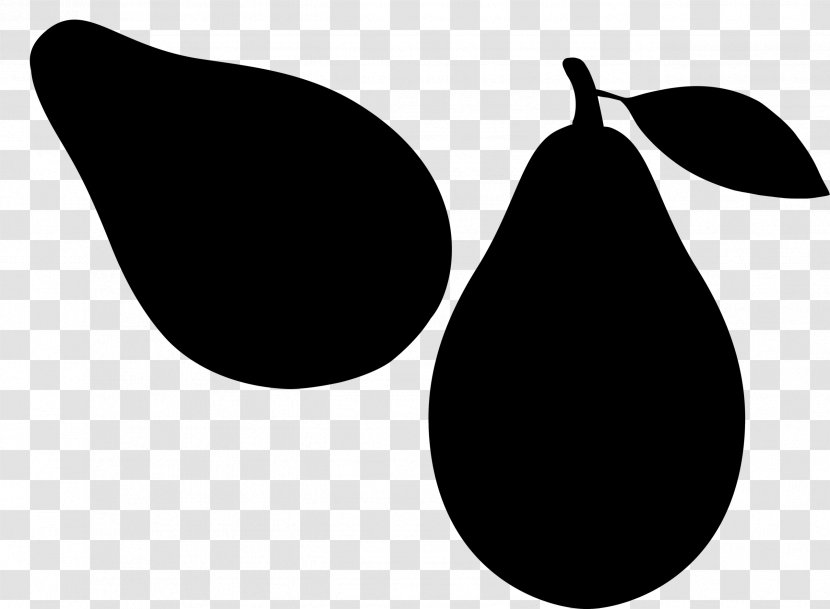 Black & White - Pear - M Clip Art Product Design Transparent PNG