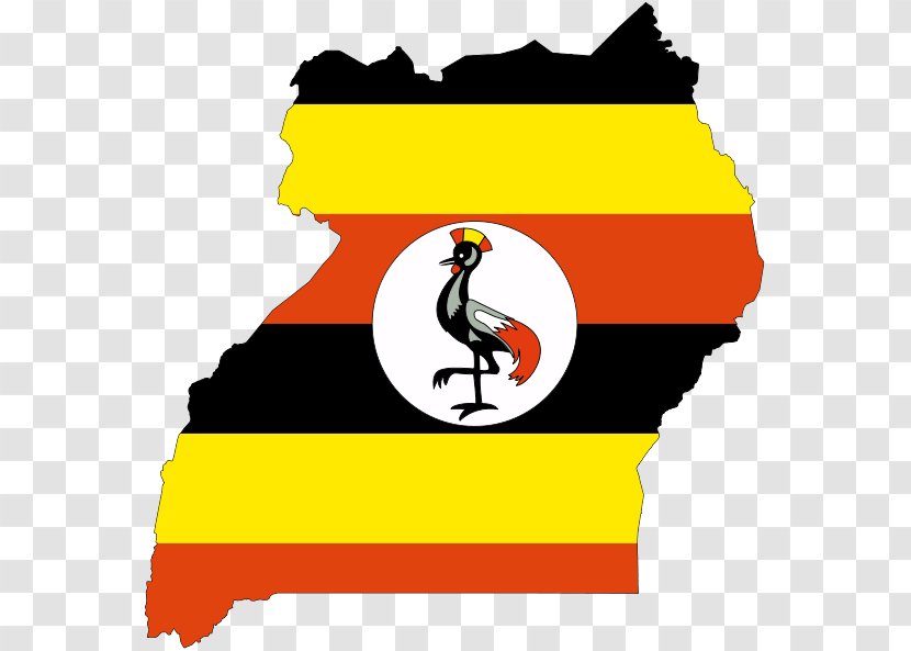 Flag Of Uganda File Negara Map National - Logo Transparent PNG