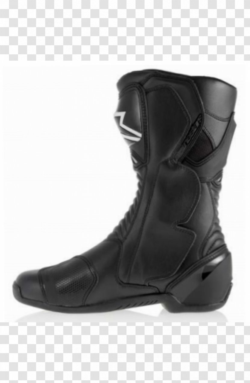 Motorcycle Boot Alpinestars Waterproofing - Black Transparent PNG