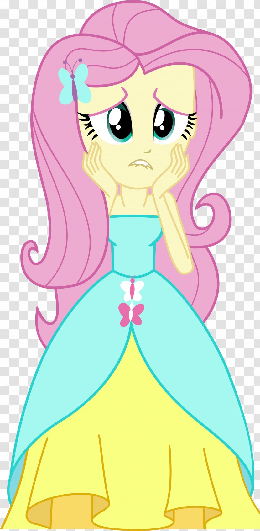Fluttershy Applejack Pinkie Pie Rainbow Dash My Little Pony - Heart Transparent PNG