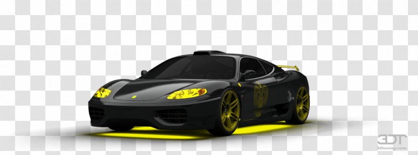 Ferrari F430 Challenge Car Alloy Wheel Automotive Design - Yellow - 360 Transparent PNG