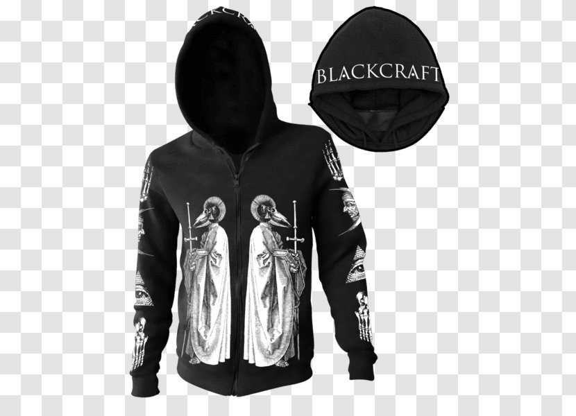 Hoodie T-shirt Blackcraft Cult Priest Bluza - Couture Skeleton Dress Transparent PNG