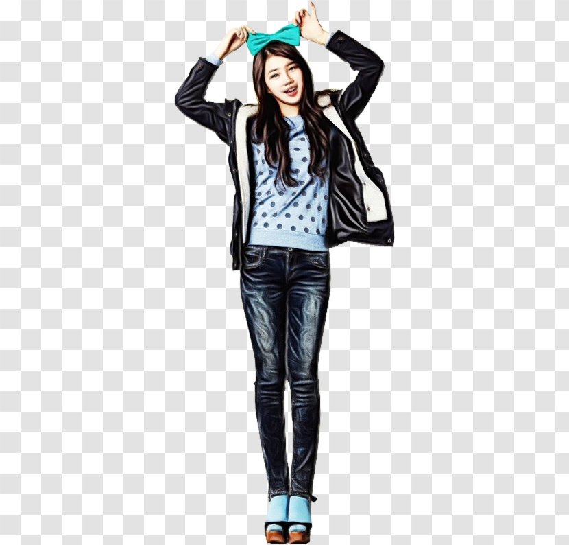 Hair Style - South Korea - Fashion Model Costume Transparent PNG