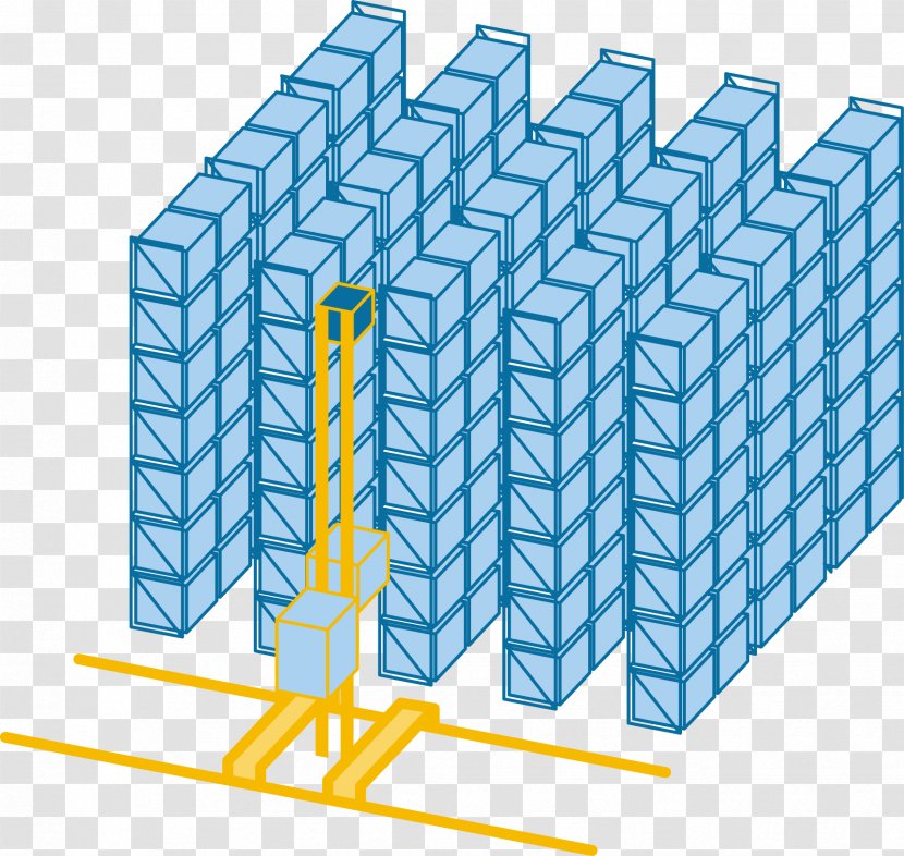 Drawing Hochregallager Architecture - Structure - Material Transparent PNG
