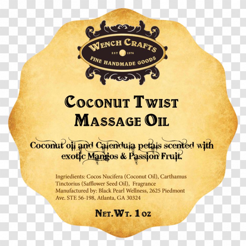 Brand Font - Label - Oil Massage Transparent PNG