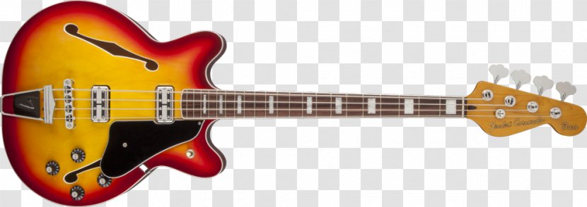 Fender Coronado Sunburst Musical Instruments Corporation Starcaster Bass Guitar - Tree Transparent PNG