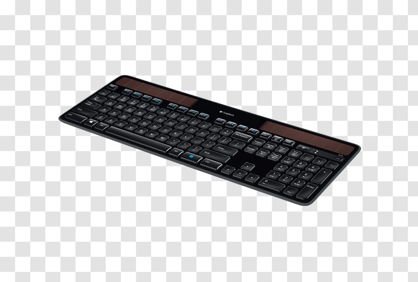 Computer Keyboard Mouse Logitech Wireless Solar K750 For Mac Photovoltaic - Input Device Transparent PNG