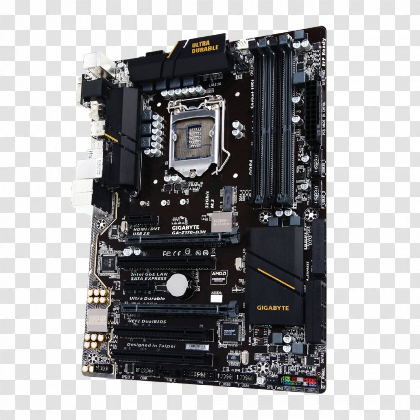 Intel LGA 1151 Gigabyte Technology Motherboard ATX - Cpu - Lga Transparent PNG