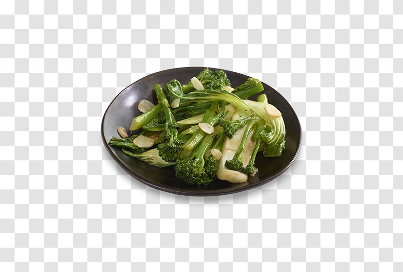 Vegetarian Cuisine Leaf Vegetable Broccoli Dish - Bok Choy Transparent PNG