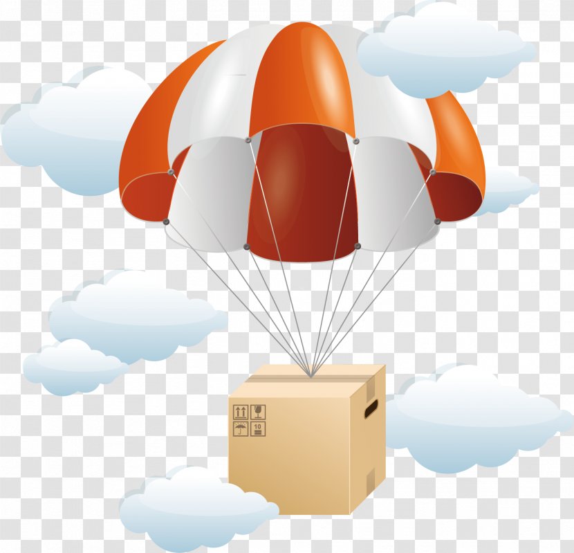 Parachute Cartoon Stock Illustration - Hot Air Balloon Transparent PNG