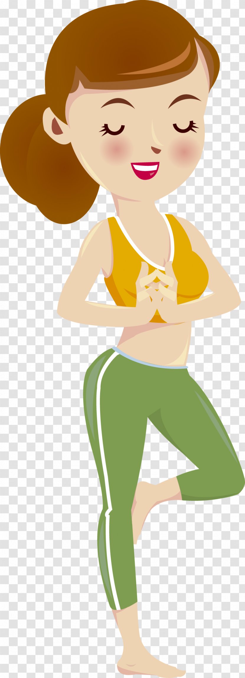 Woman Yoga Clip Art - Flower - Beauty Fitness Picture Transparent PNG