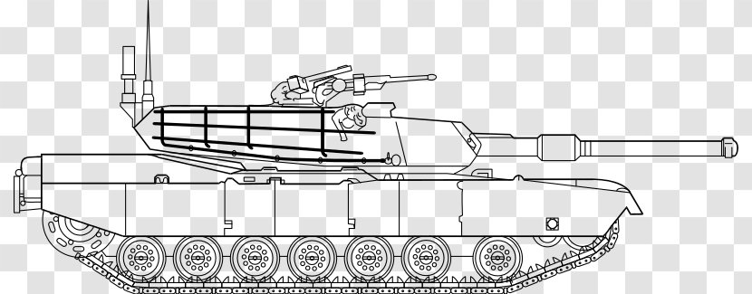 M1 Abrams Tank Military Vehicle Clip Art - Gun - Main Battle Transparent PNG