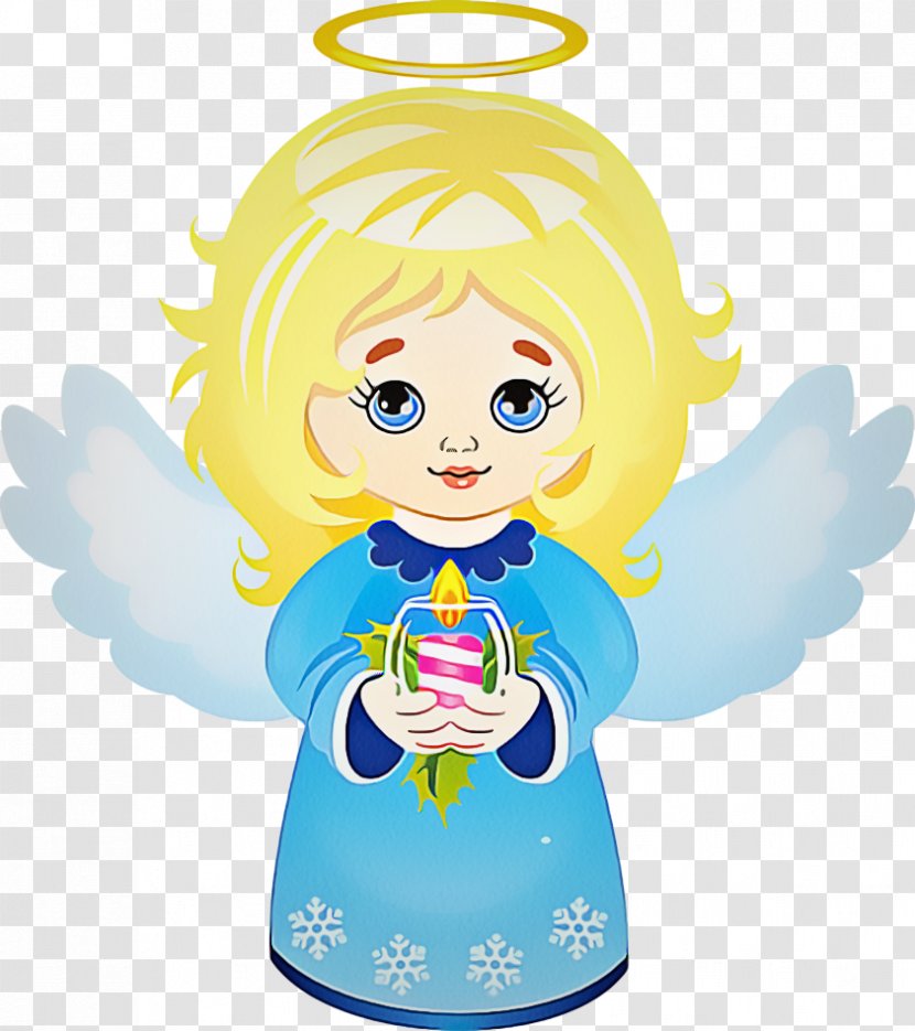 Cartoon Angel Fictional Character Clip Art Doll Transparent PNG