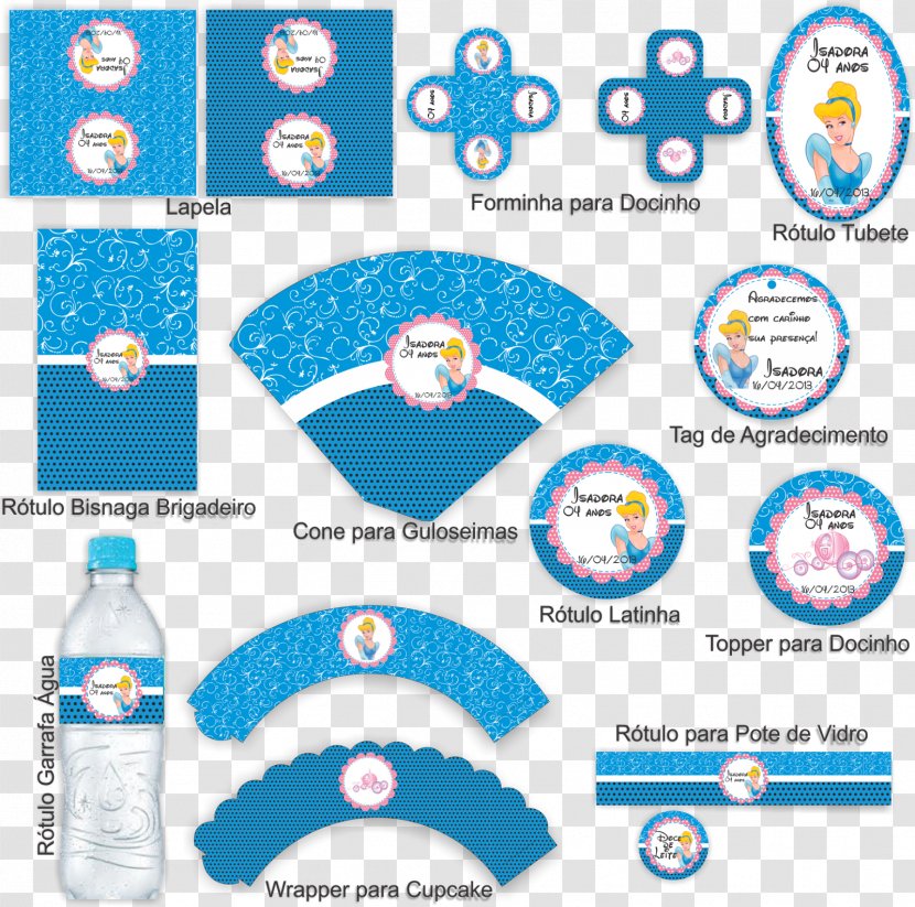 Cinderella Party Supply Key Chains Water Child Transparent PNG