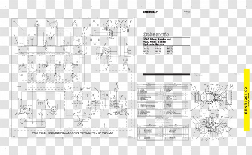 Wiring Diagram Electrical Wires & Cable John Deere Schematic - Cat 988h Wheel Loader Caterpillar Transparent PNG