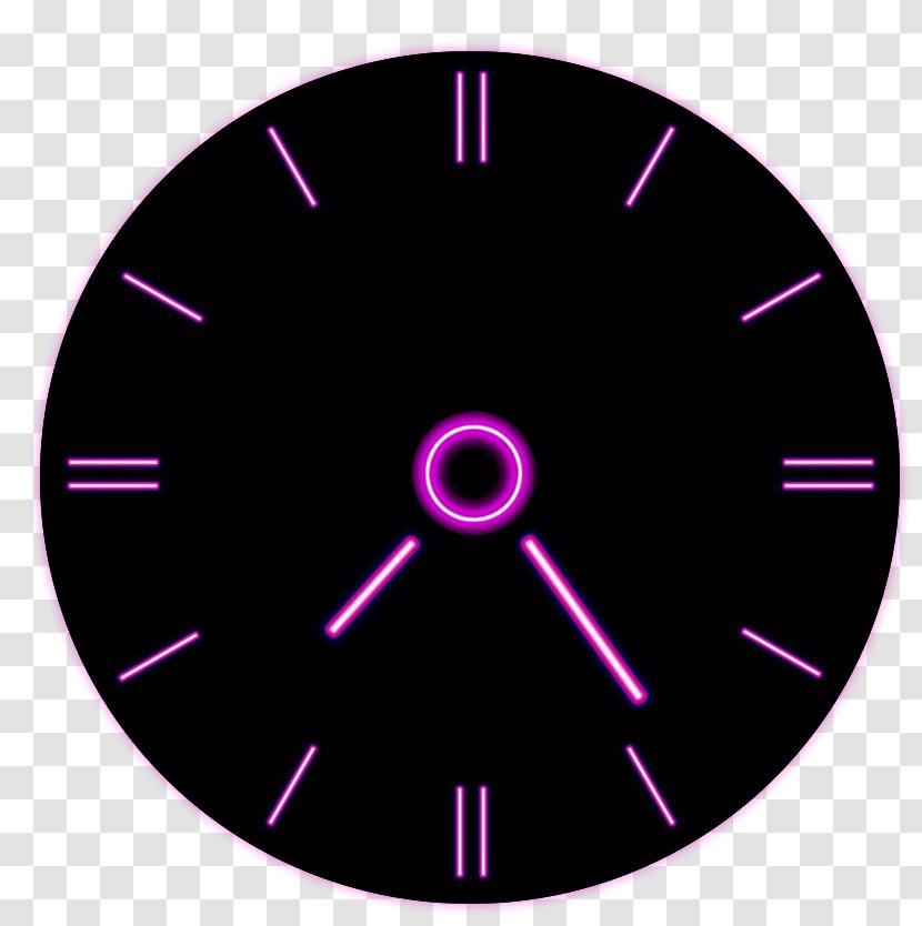 Clock Font Transparent PNG