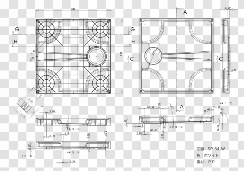 Okazaki Technical Drawing Laundry Washing Machines Plan - House - Anger Transparent PNG