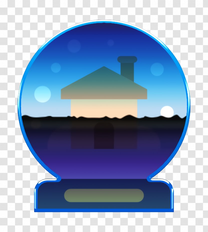 Christmas Snow Globe - Sphere - Electric Blue Computer Icon Transparent PNG