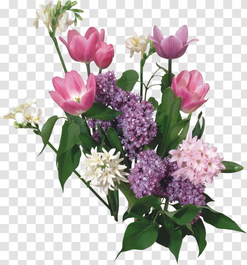 Flower Bouquet Picture Frames - Floral Design - Lilac Transparent PNG