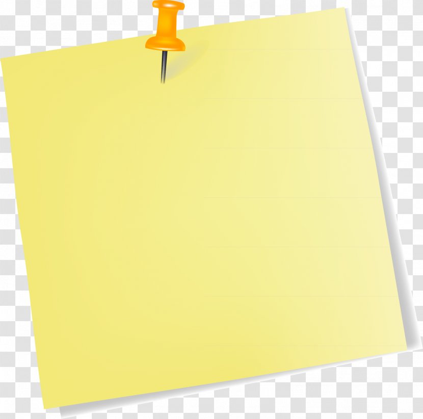 Paper Post-it Note Drawing Pin - Watercolor - Sticky Notes Transparent PNG