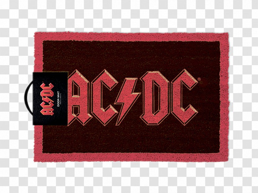 Batman AC/DC Mat Back In Black Door Transparent PNG