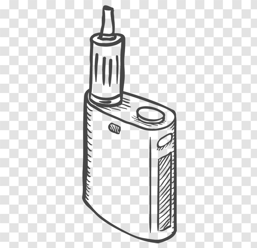 Electronic Cigarette Drawing Sketch - Depositphotos Transparent PNG